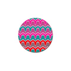 Waves Pattern			golf Ball Marker by LalyLauraFLM