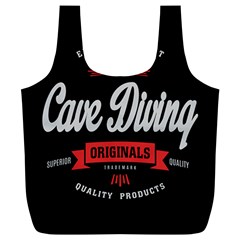 Cave Diving Extreme Sport Full Print Recycle Bags (l) 