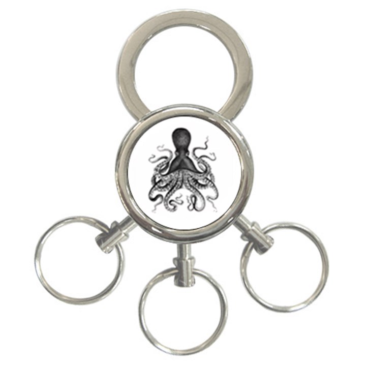 Vintage Octopus 3-Ring Key Chains