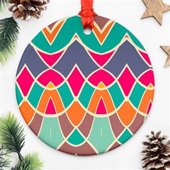 Wavy Design			ornament (round) by LalyLauraFLM