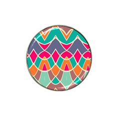 Wavy Design			hat Clip Ball Marker by LalyLauraFLM