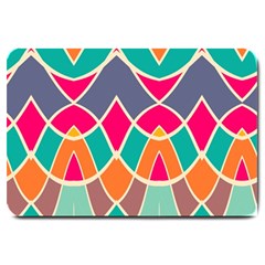 Wavy Design			large Doormat by LalyLauraFLM