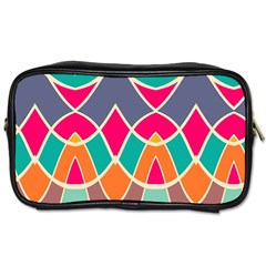 Wavy Design			toiletries Bag (one Side) by LalyLauraFLM