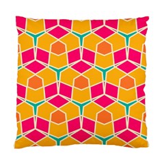 Shapes in retro colors pattern 	Standard Cushion Case (Two Sides)