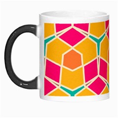 Shapes in retro colors pattern Morph Mug