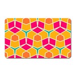 Shapes in retro colors pattern			Magnet (Rectangular) Front