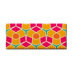 Shapes in retro colors pattern			Hand Towel