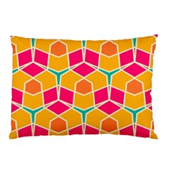 Shapes in retro colors pattern			Pillow Case