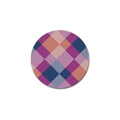 Argyle Variation			golf Ball Marker by LalyLauraFLM