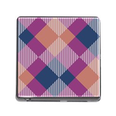 Argyle Variation			memory Card Reader (square) by LalyLauraFLM