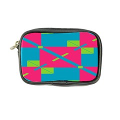 Rectangles And Diagonal Stripes 	coin Purse by LalyLauraFLM