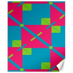 Rectangles And Diagonal Stripes			canvas 16  X 20 