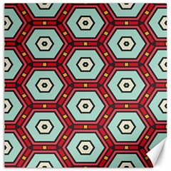 Hexagons Pattern			canvas 16  X 16  by LalyLauraFLM