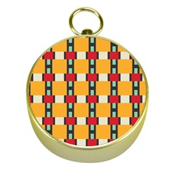 Rectangles And Squares Pattern			gold Compass