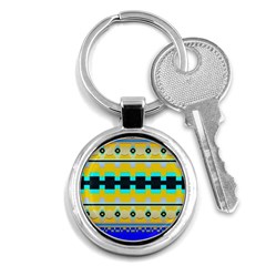 Rectangles And Other Shapes			key Chain (round) by LalyLauraFLM