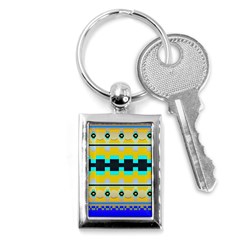 Rectangles And Other Shapes			key Chain (rectangle) by LalyLauraFLM