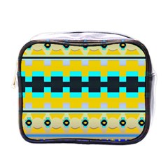 Rectangles And Other Shapes			mini Toiletries Bag (one Side) by LalyLauraFLM