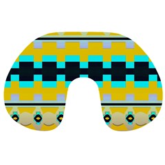 Rectangles And Other Shapes Travel Neck Pillow