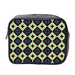 Pixelated Pattern Mini Toiletries Bag (two Sides) by LalyLauraFLM