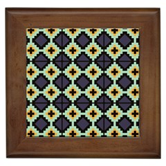 Pixelated Pattern			framed Tile by LalyLauraFLM