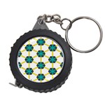 Blue stars and honeycomb pattern			Measuring Tape Front