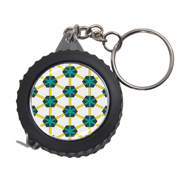 Blue stars and honeycomb pattern			Measuring Tape