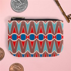 Rhombus And Ovals Chains 	mini Coin Purse by LalyLauraFLM