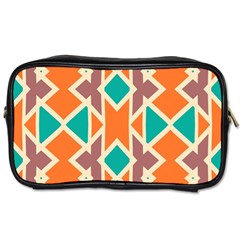 Rhombus Triangles And Other Shapes Toiletries Bag (two Sides) by LalyLauraFLM