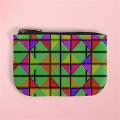 3d Rhombus Pattern 	mini Coin Purse by LalyLauraFLM