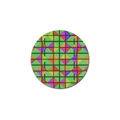 3d Rhombus Pattern			golf Ball Marker by LalyLauraFLM