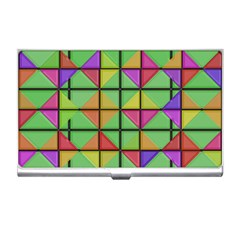 3d Rhombus Pattern			business Card Holder by LalyLauraFLM