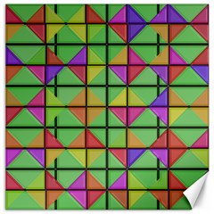 3d Rhombus Pattern			canvas 20  X 20  by LalyLauraFLM