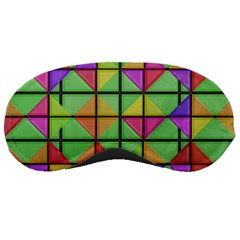 3d Rhombus Pattern			sleeping Mask by LalyLauraFLM