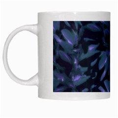 Tropical Dark Pattern White Mugs by dflcprints