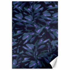 Tropical Dark Pattern Canvas 12  X 18   by dflcprints