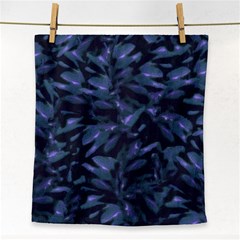 Tropical Dark Pattern Face Towel by dflcprints