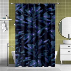 Tropical Dark Pattern Shower Curtain 48  X 72  (small)  by dflcprints