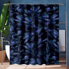 Tropical Dark Pattern Shower Curtain 60  X 72  (medium) 