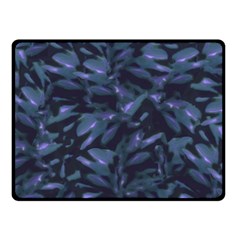 Tropical Dark Pattern Double Sided Fleece Blanket (small) 