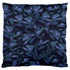 Tropical Dark Pattern Large Flano Cushion Cases (two Sides) 