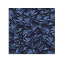 Tropical Dark Pattern Small Satin Scarf (square) 