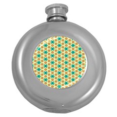 Stars And Squares Pattern			hip Flask (5 Oz) by LalyLauraFLM