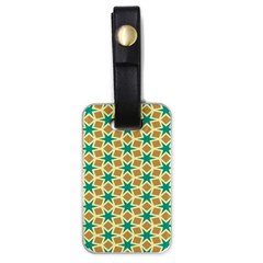 Stars And Squares Pattern			luggage Tag (one Side) by LalyLauraFLM