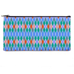 Pastel Rhombus Pattern	pencil Case by LalyLauraFLM