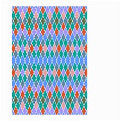 Pastel Rhombus Patternsmall Garden Flag