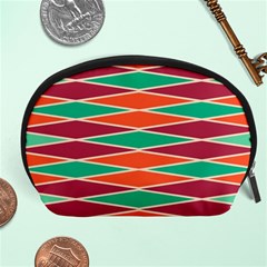 Distorted Rhombus Pattern Accessory Pouch