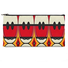 Rhombus Ovals And Stripes 	pencil Case by LalyLauraFLM