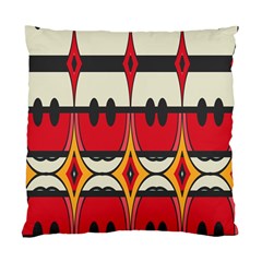 Rhombus Ovals And Stripes 	standard Cushion Case (two Sides) by LalyLauraFLM