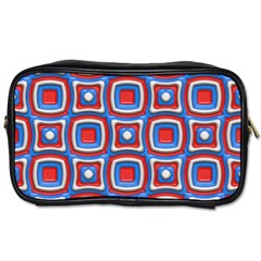 3d Squares Toiletries Bag (two Sides) by LalyLauraFLM