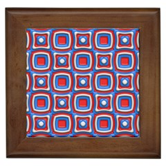 3d Squares 			framed Tile by LalyLauraFLM